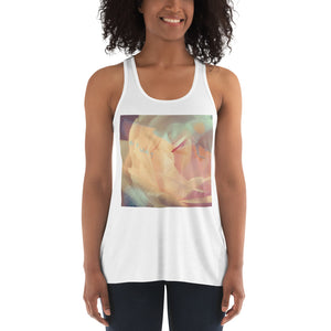 Rose Colored Facts Women's Flowy Racerback Tank